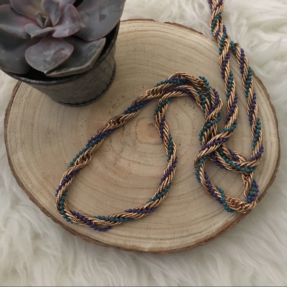 Mixed Chain Long Necklace - Picture 3 of 3